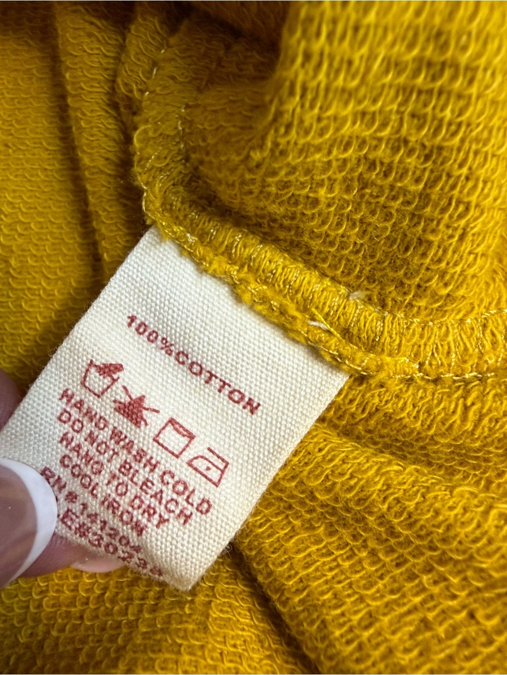 Hem & Thread Women's Mustard Tie-Dye Jogger Pants Set - Picture 9 of 9